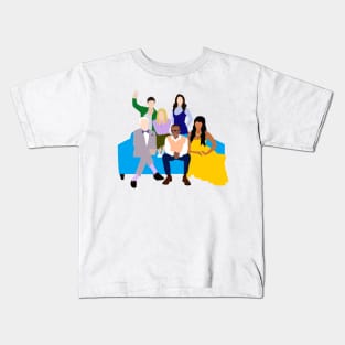 the good place cast Kids T-Shirt